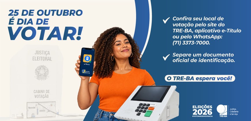 No próximo 25 de outubro, acontece o 2º turno das Eleições Gerais 2026 e mais de 11 milhões de e...