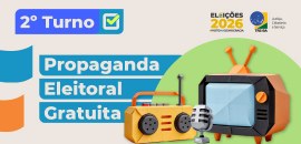 Propaganda eleitoral gratuita será veiculada de 9 a 23 de outubro, com divisão igual do tempo en...