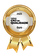 Selo Ouro de Qualidade do ano de 2023 concedido ao TRE-BA pelo Conselho Nacional de Justiça (CNJ).