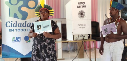 Ações em Juazeiro: EJE/TRE-BA leva projeto “Todas as Vozes” à comunidade indígena Truká