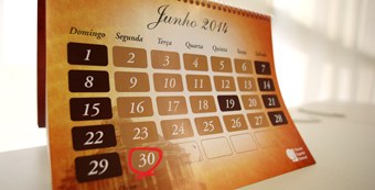 Calendário em 30.06.2014 Calendário 30