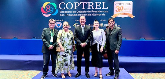 Coptrel capa TRE-BA marca presença no 89º COPTREL
