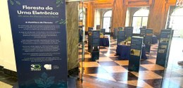 Exposição temática sobre os 30 anos da urna eletrônica chega ao Fórum Ruy Barbosa