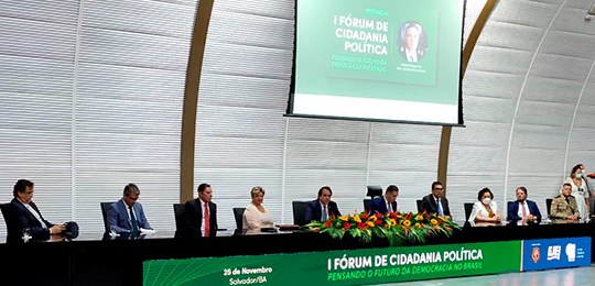 Evento com ministro Barroso na sede do TRE-BA