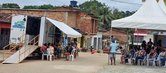 Povoados das cidades de Belmonte e Eunápolis recebem caminhão do ‘TRE em Todo Lugar’ Povoados das cidades de Belmonte e Eunápolis recebem caminhão do ‘TRE em Todo Lugar’