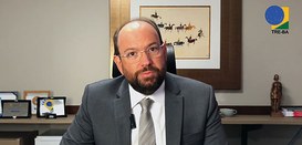 Presidente do TRE-BA reforça compromisso com ambiente de trabalho seguro e respeitoso em vídeo i...