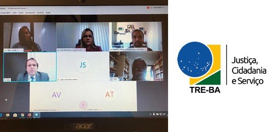 1ª Inspeção por videoconferência da Corregedoria Eleitoral baiana.