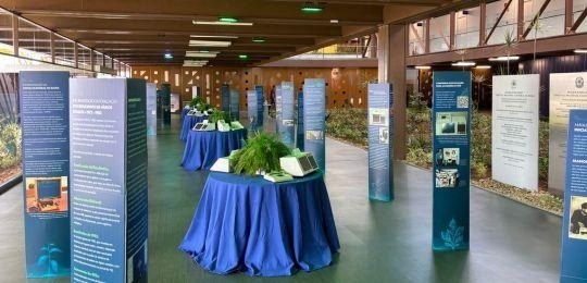 TRE-BA Abertura exposição 30 anos urna eletrônica__ Mostra conta a história da urna eletrônica, percorrendo as transformações tecnológicas, demarcan...