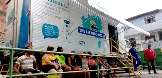 TRE-BA atendimento itinerante na Mata Escura Atendimento itinerante "TRE-BA em todo lugar", na Mata Escura em 14.03.2022