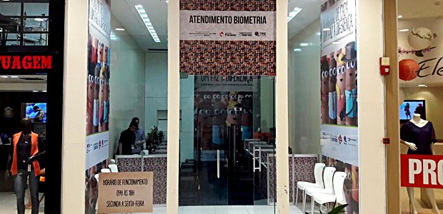 Os eleitores de Salvador poderão realizar o recadastramento biométrico no Shopping Paralela