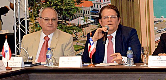 Desembargador Jatahy Júnior durante Encontro do Colégio de Corregedores