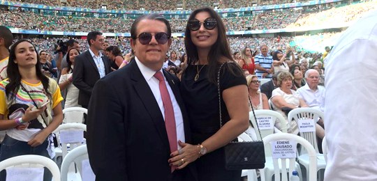 TRE-BA desembargador Jatahy Júnior e esposa TRE-BA desembargador Jatahy Júnior e esposa