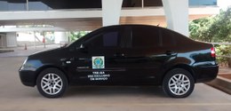 Foto de um dos bens (veículo VW Polo) em doação pelo TRE-BA em 2015