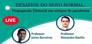 TRE-BA: EJE/BA promove live Encontro reunirá os professores Jaime Barreiros Neto e Alexandre Basílio em diálogo ao vivo; tra...