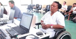 TRE-BA Eleitoral atendida no Hospital Sarah em Salvador
