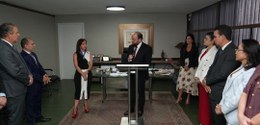 Na ocasião, a nova integrante da Corte recebeu a Medalha do Mérito Eleitoral da Bahia, honraria ...