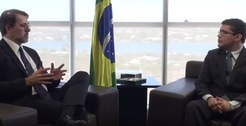 O Ministro Presidente do Supremo Tribunal Federal, concedeu entrevista exclusiva à TV TRE-BA Not...