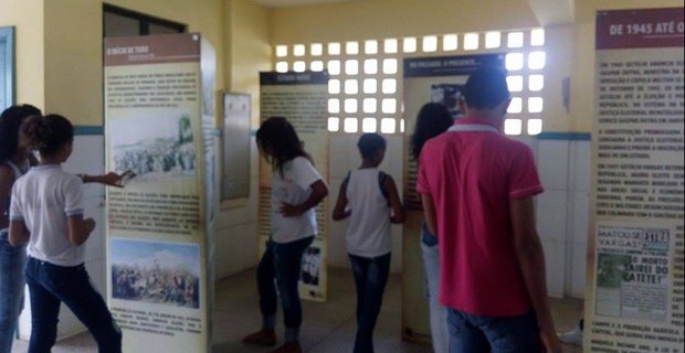 TRE-BA- exposição- caminhos-do-voto-escolas Mostra conta a história das eleições no Brasil e na Bahia; evento percorrerá escolas municipais ...
