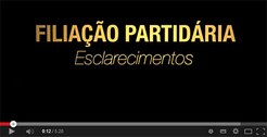 Descrição sobre filiação partidária