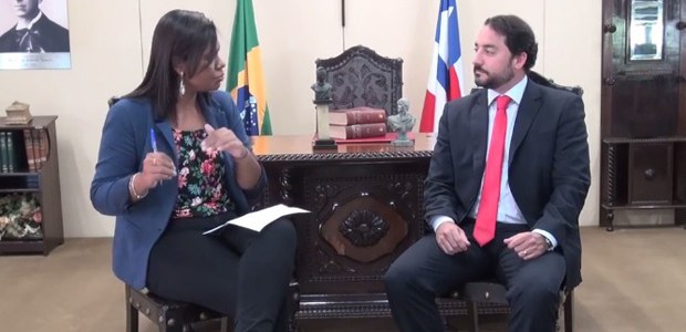 TRE-BA  - Lançamento da série de entrevistas no TRE-BA Democracia com o juiz Marcelo Junqueira