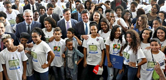 Lançamento do Projeto Políticos do Futuro, durante edição do Programa Justiça Eleitoral Itineran...