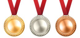 TRE-BA-Medalhas ouro, prata e bronze