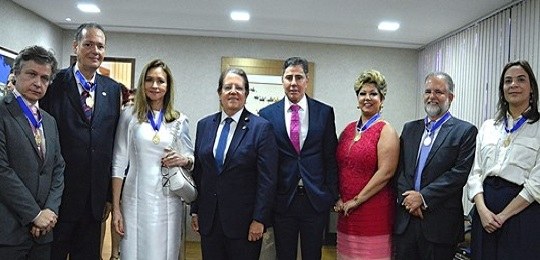 Membros substitutos do TRE-BA são agraciados com Comenda Jatahy Fonseca