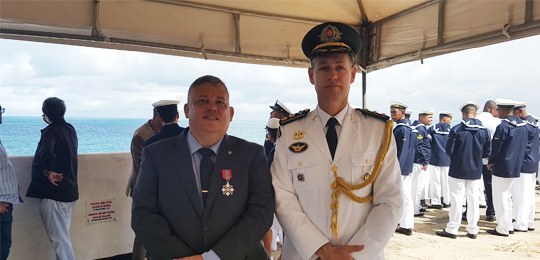 TRE-BA Motta Gallo em cerimônia na Marinha 
