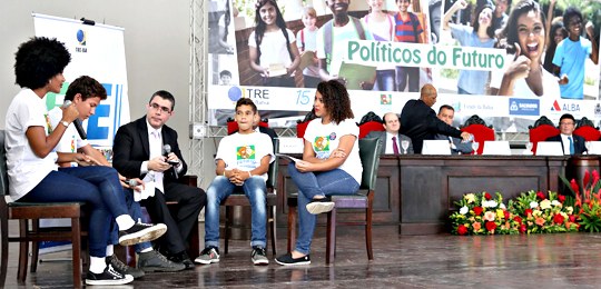 TRE-BA Políticos do Futuro debate Debate do projeto Políticos do Futuro