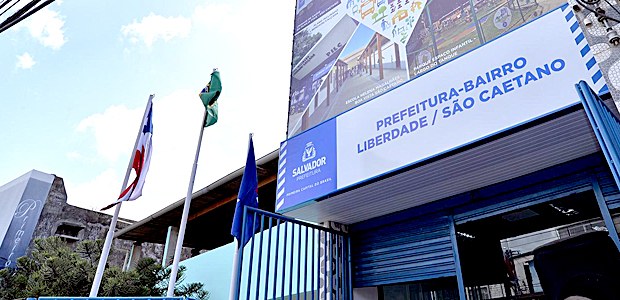 TRE-BA Prefeitura-bairro da Liberdade Prefeitura-bairro da Liberdade; foto de Max Haack/Agecom
