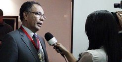 O Desembargador Lourival Almeida Trindade, Presidente do Tribunal Regional Eleitoral da Bahia, s...