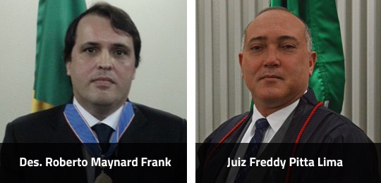 TRE-BA: Roberto Maynard e Freddy Pitta Lima TRE-BA: Roberto Maynard e Freddy Pitta Lima