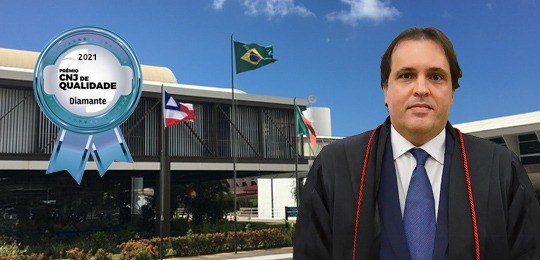 Capitaneado pelo desembargador Roberto Frank, TRE-BA conquista o Diamante do CNJ Premio Qualidade