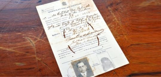 TRE-BA Título Eleitoral antigo (1932) TRE-BA promove campanha de arrecadação de documentos e objetos históricos