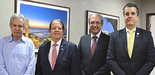 Visita de cortesia presidente do GAAC-BA, Roberto Sá Menezes