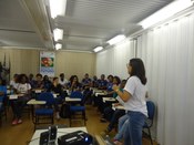 Visita guiada do Colégio Polivalente de Amaralina ao TRE-BA na Semana do Jovem Eleitor, ocorrida...