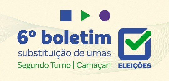 6° Boletim: duas urnas eletrônicas substituídas em Camaçari 6° Boletim: duas urnas eletrônicas substituídas em Camaçari