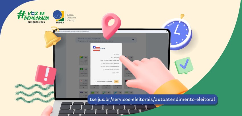Dados sobre unidades do TRE-BA agora podem ser consultadas no Autoatendimento Eleitoral Dados sobre unidades do TRE-BA agora podem ser consultadas no Autoatendimento Eleitoral