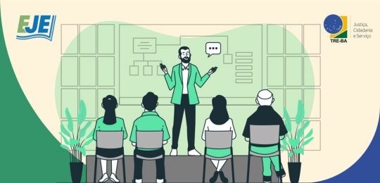 EJE/TRE-BA promove diálogo sobre cidadania com formadores da Educação de Jovens e Adultos EJE/TRE-BA promove diálogo sobre cidadania com formadores da Educação de Jovens e Adultos