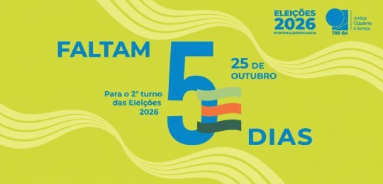 2º turno das Eleições 2026 acontece no próximo domingo (25/10)