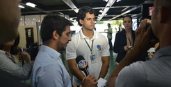 Entrevista coletiva no primeiro turno das eleições municipais 2012 na sede do TRE-BA