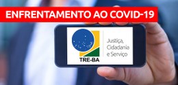 Imagem da matéria sobre o enfrentamento ao Covid-19, que estabelece suspensão do atendimento e d...