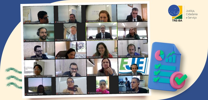 TRE-BA avalia resultados estratégicos do 2º trimestre de 2024 TRE-BA avalia resultados estratégicos do 2º trimestre de 2024