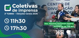 Aviso de pauta coletiva imprensa para o segundo turno