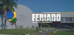 Arte para comunicado de feriado