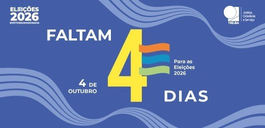 Faltam 4 dias: Prepare seu lembrete eleitoral e saiba a ordem de votação nas Eleições 2026