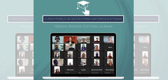TRE-BA curso AJA Curso AJA para chefes de cartórios.