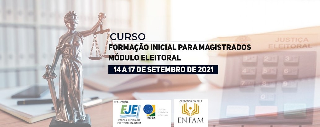 Curso EJE-BA; formação inicial para magistrados 