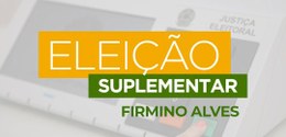 arte - eleição suplementar em Firmino Alves