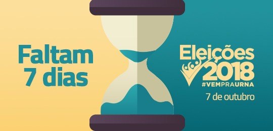 TRE-BA faltam 7 dias eleições 2018